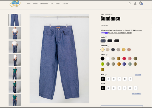 The Lemon Street Denim Process: How to Create Your Perfect Pair of Custom Jeans